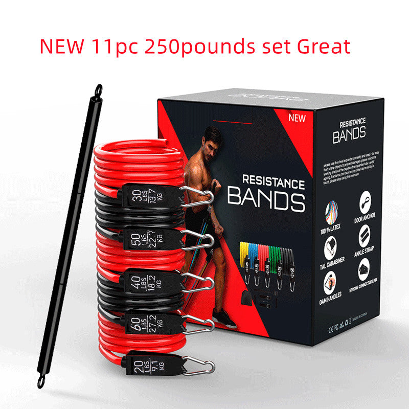Resistance bands set product specification chart