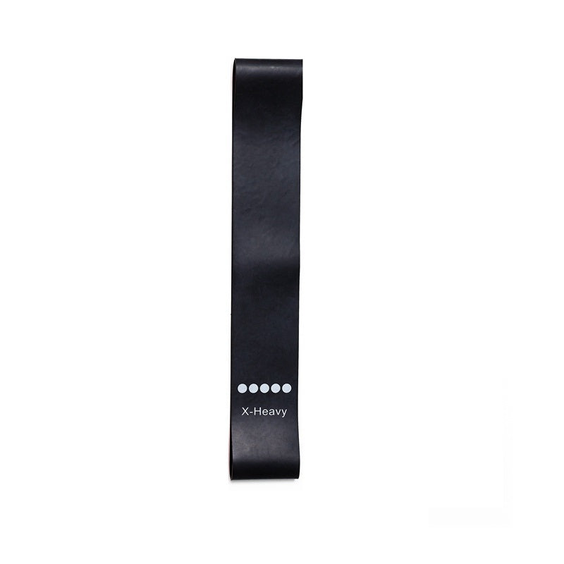 Black x-heavy latex resistance band 600x50mm – for advanced strength training