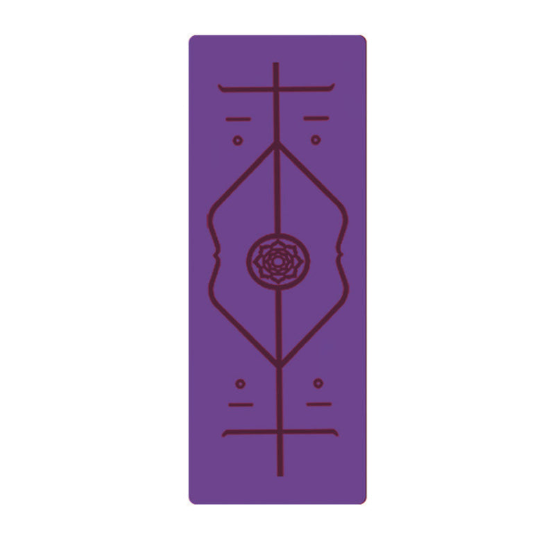 TPE yoga mat weight and portability – lightweight for studio, gym or home use