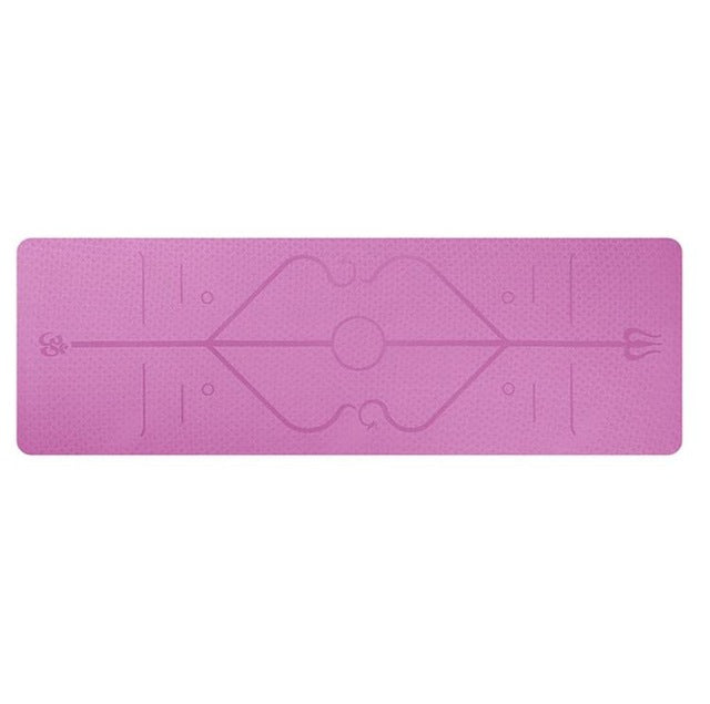 Yoga mat 6mm cushioning – joint protection for knees, wrists and hips
