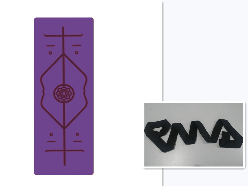 Yoga mat 5 colors lineup – Black, Bamboo Cyan, Dark Purple, Lake Blue, Pink